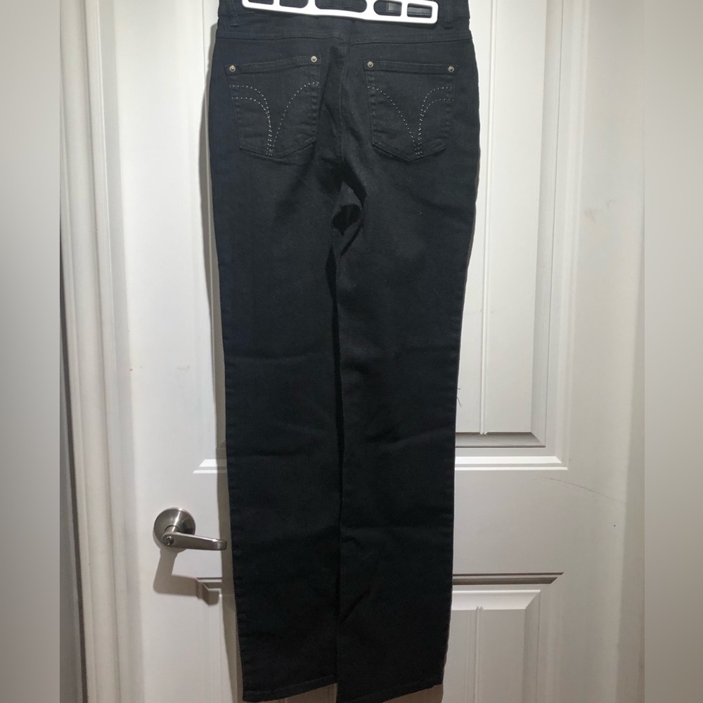 Simon Chang Black High Rise denim - Picture 4 of 7